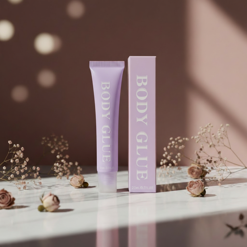 Lavender Body Glue - Floral Background